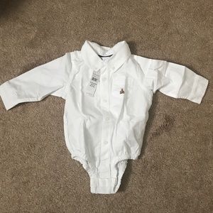 Baby Gap Oxford button-up bodysuit 12-18m